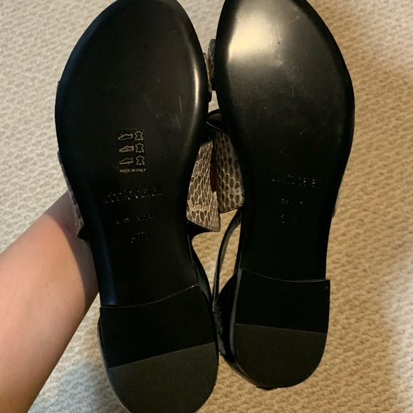 Roberto Cavalli Python Straps Sandals - Picture 6 of 8